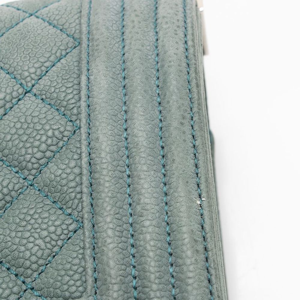 Chanel Matte Caviar Leather Old Medium Boy Bag - FINAL SALE - Picture 13 of 15